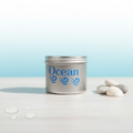 Ocean-scented candle